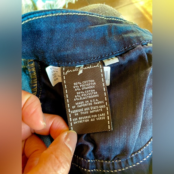 NWT Women’s 7 For All Mankind Jeans The Skinny Bootcut Dark blue size 31 - Picture 10 of 11